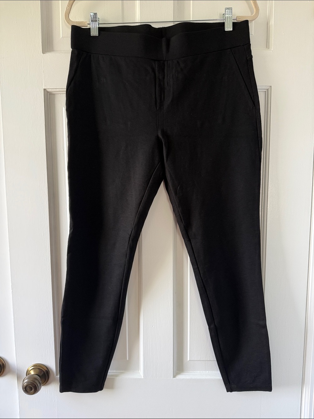 Matty M Black Slim Ponte Leggings